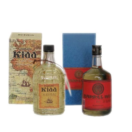 Amazon.co.jp: 奄美黒糖焼酎 Captain Kidd 720ml瓶 1本 昇龍 BARREL